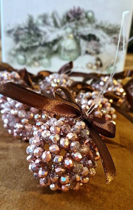 Vianočné gule hnedé