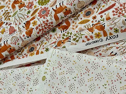 100% BAVLNA STOF / FAREBNE ČIARKY