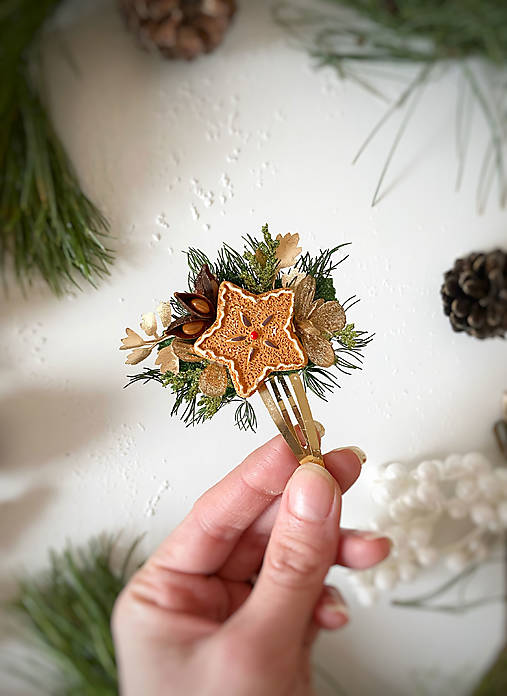 Pukačka do vlasov "vianočná hviezda"