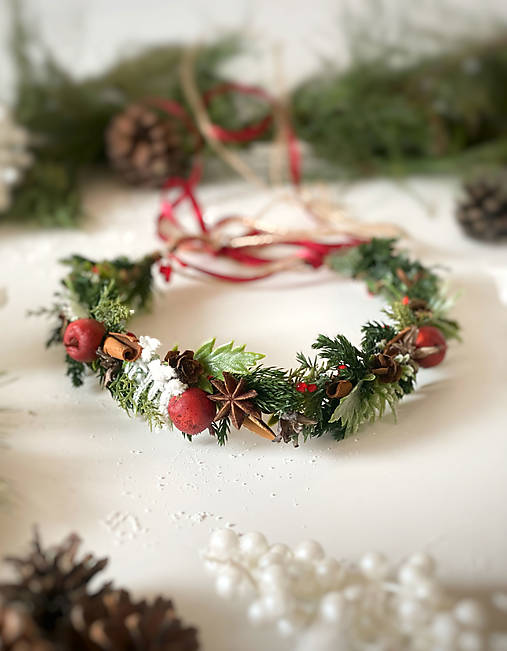 Vianočný venček "mágia vianočného lesa"