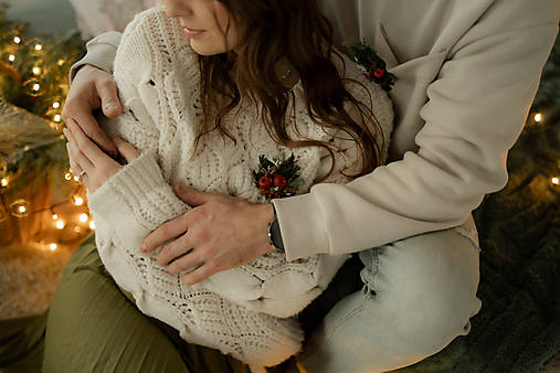 Brošnička "mágia vianočného lesa"