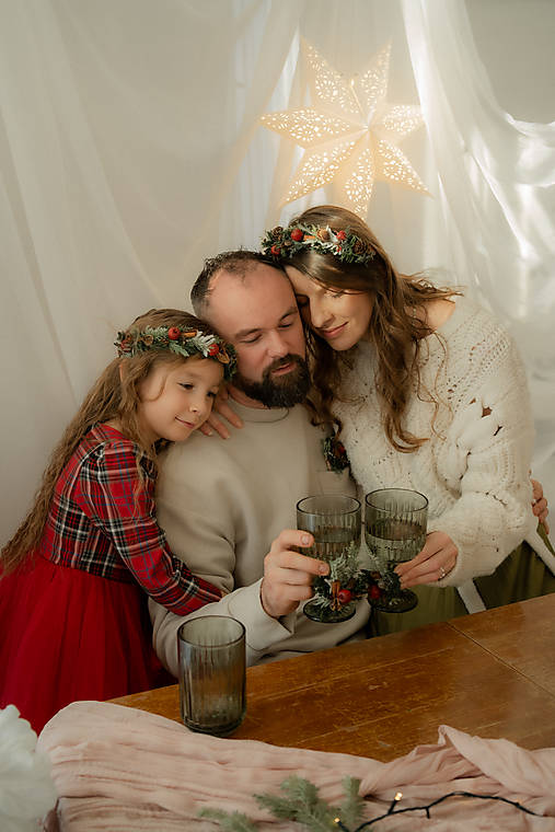 Ozdoby na poháre "mágia sviatočného lesa"