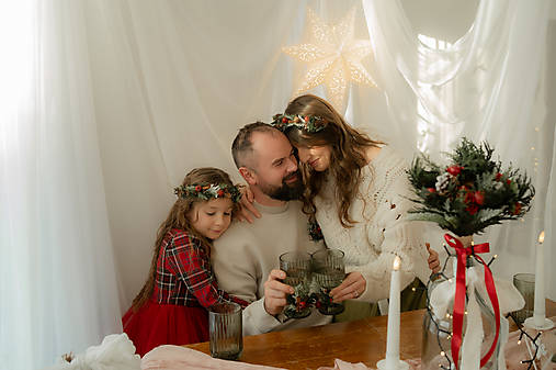 Kytička (svadobná alebo dekoračná) "mágia vianočného lesa"