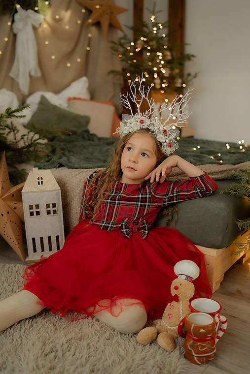 Čelenka so svetielkami "zimná krajina "