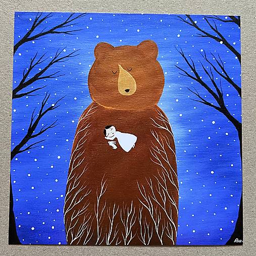 Klasické pohľadnice 15x15cm (Medvedík)