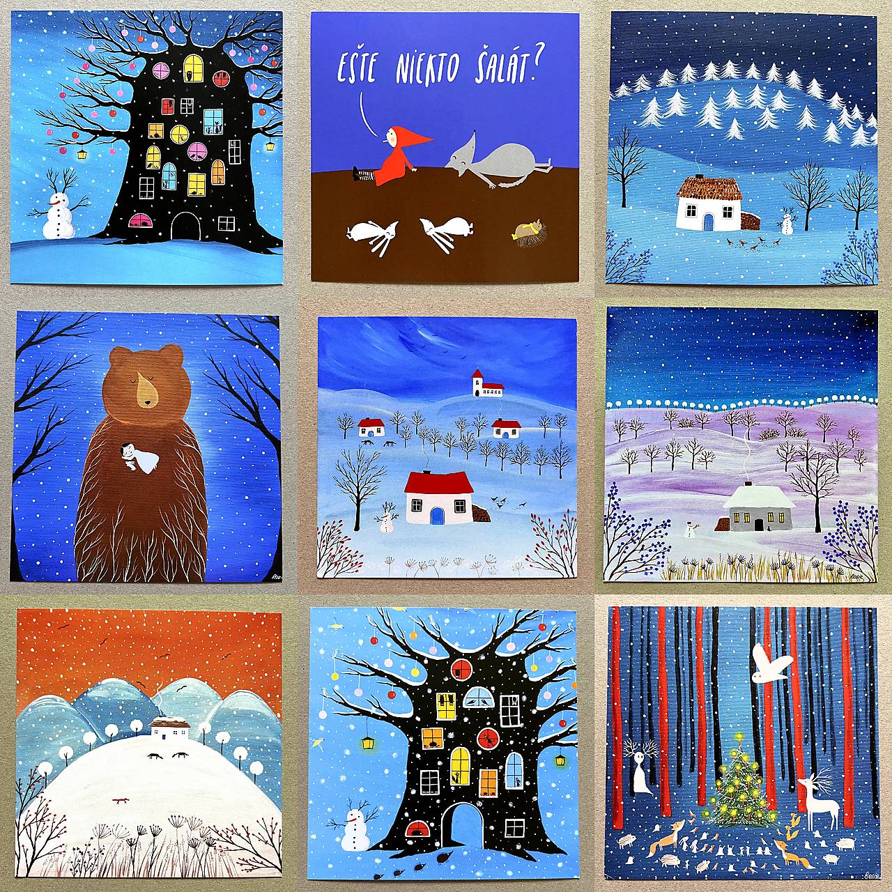 Klasické pohľadnice 15x15cm