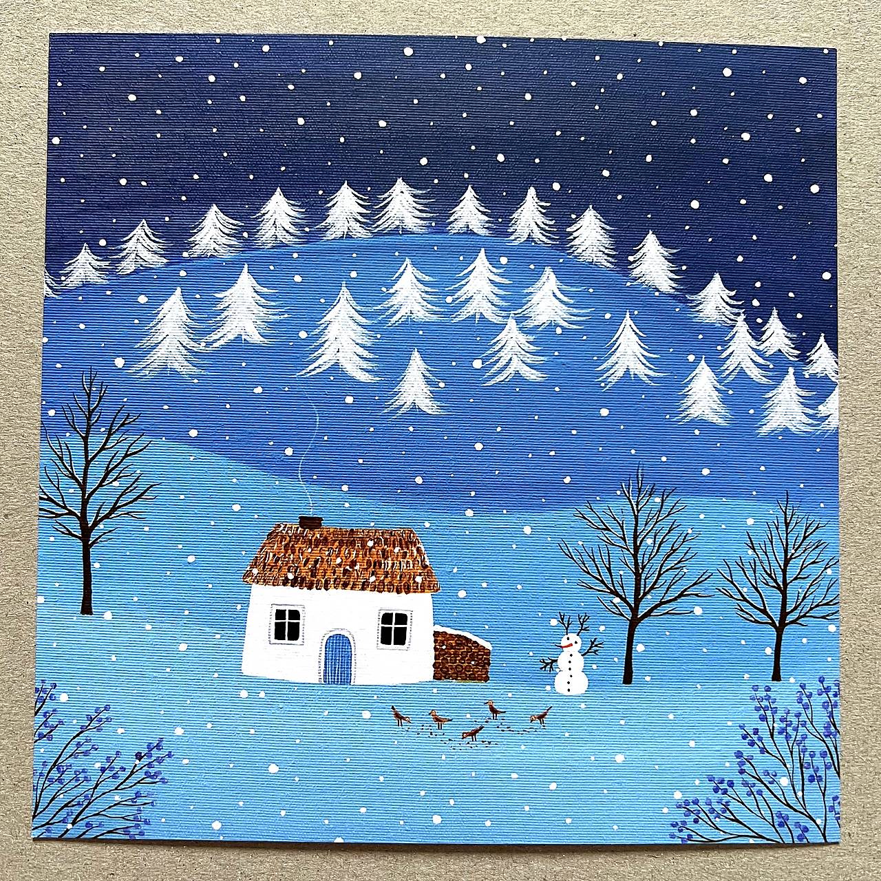 Klasické pohľadnice 15x15cm (Modrý súmrak)