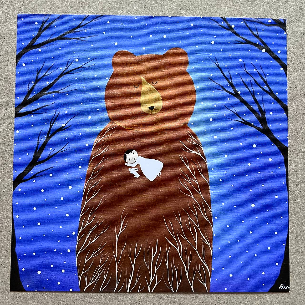 Klasické pohľadnice 15x15cm (Medvedík)