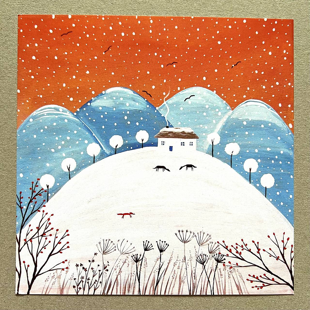 Klasické pohľadnice 15x15cm (Pri západe slnka)