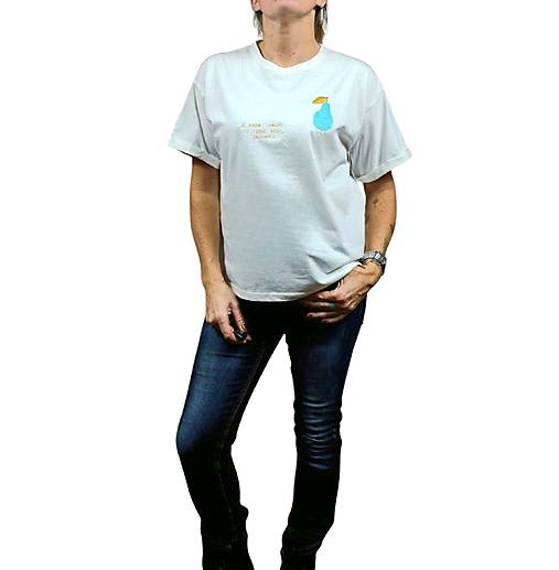 Tričko s výšivkou a textem