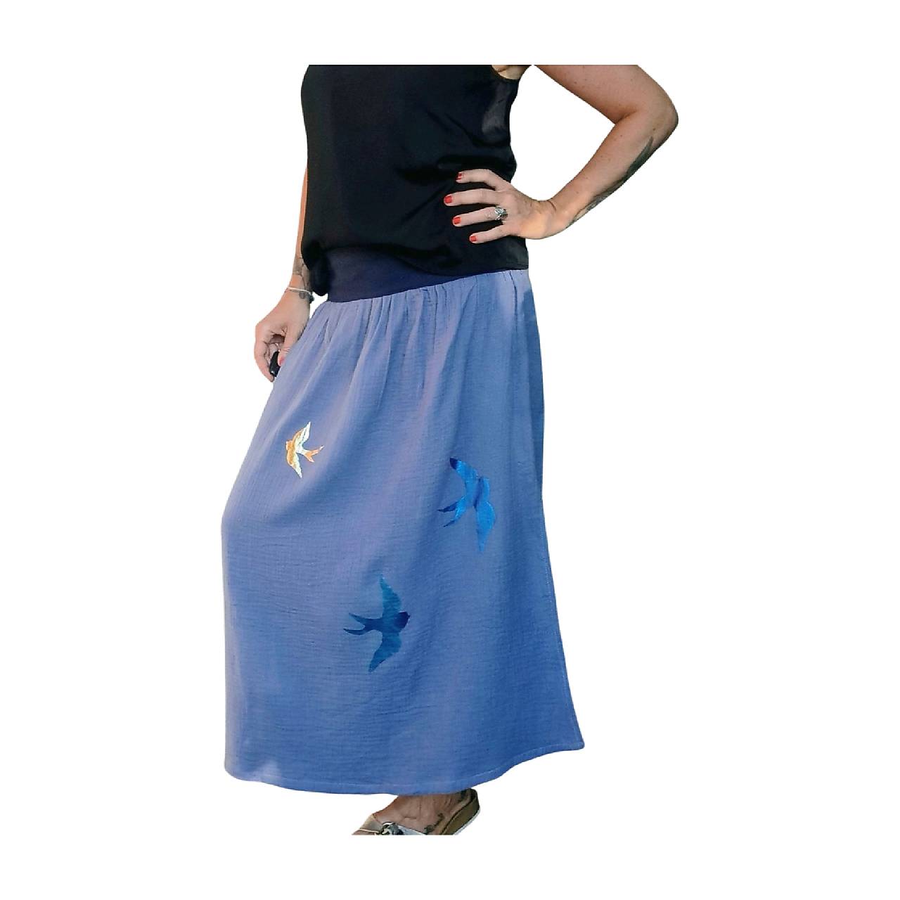 Sukně  bluebarry - mušelín