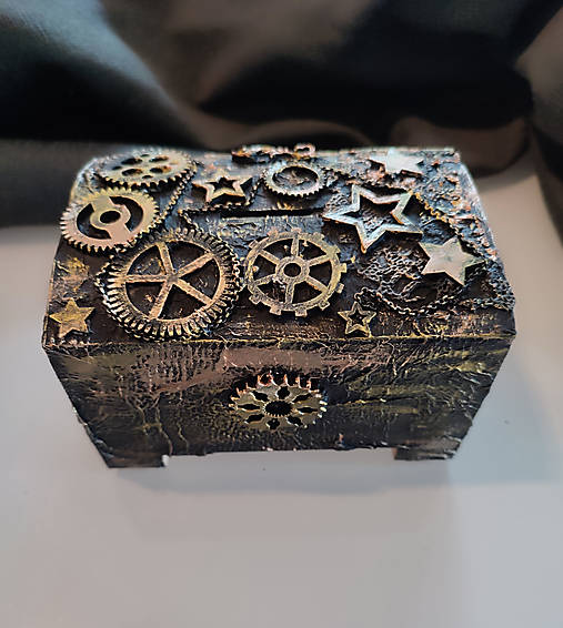 Úložné priestory & Organizácia - Pokladnička ve štýle steampunk - 18038514_