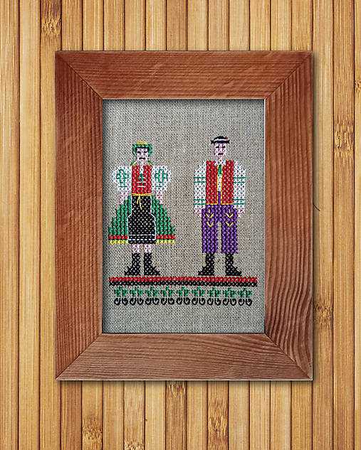 Krojované páry vyšívané (Dobrá Niva)