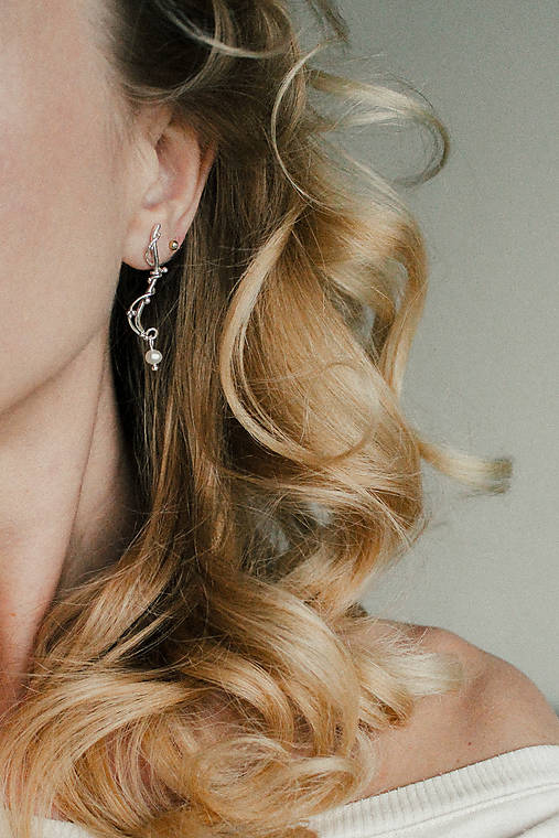 Strieborné náušnice - Bokeh Elyra