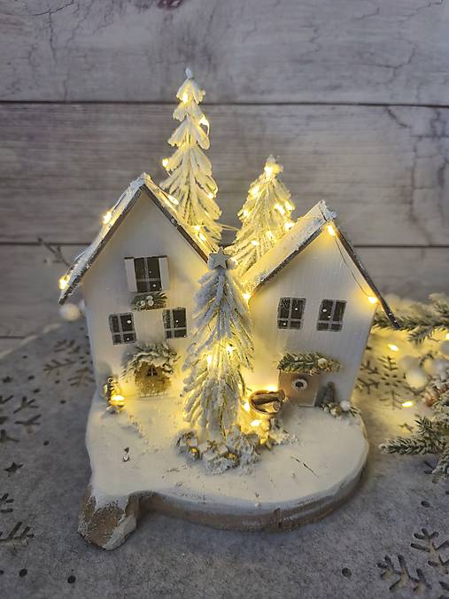 Dekorácie - Vianočné domčeky - 18040197_