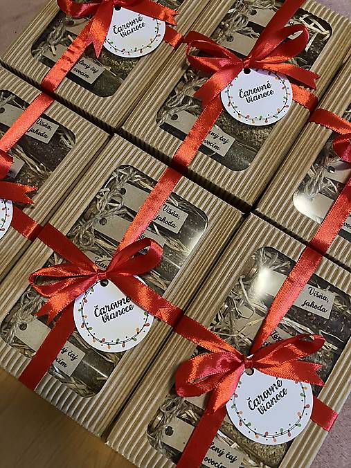 Potravinové darčekové sady - Darčeková sada sypaných bylinkových i ovocných čajov - 18039022_