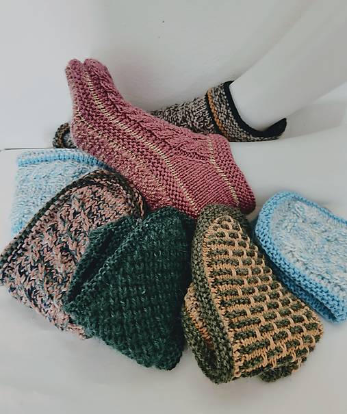 Ponožky, pančuchy, obuv - Akcia!!! Dámske / pánske papuče - 18039335_