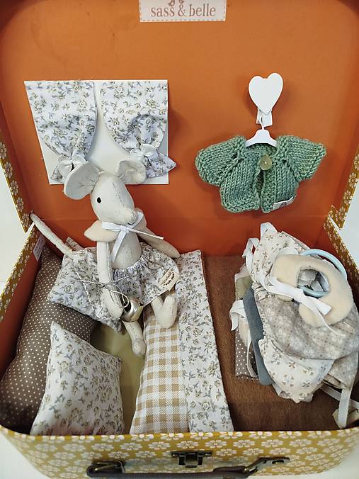 Hračky - Ahoj, ja som myška v kufríku - 18040248_