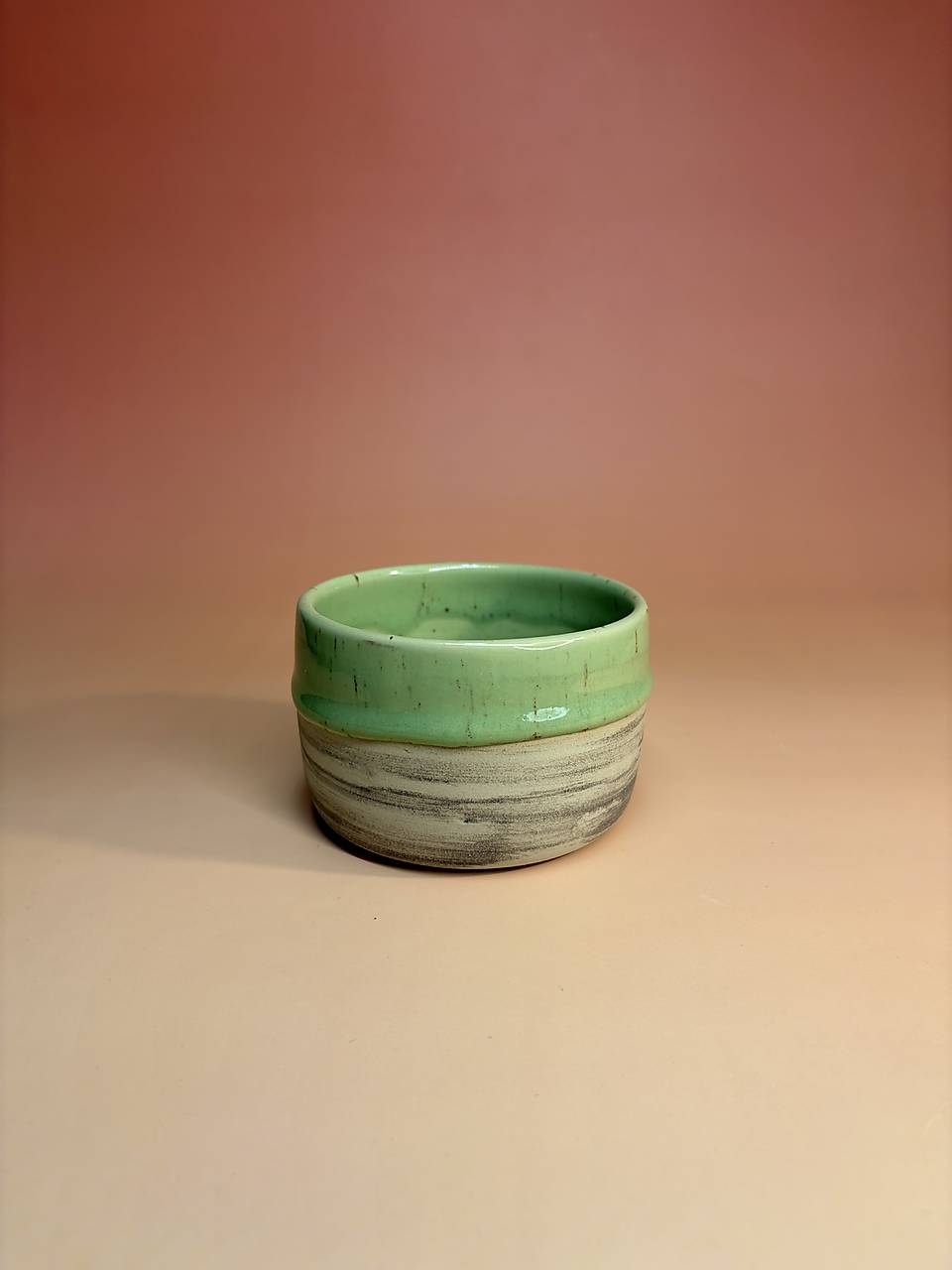 Marble keramický hrnček zelený
