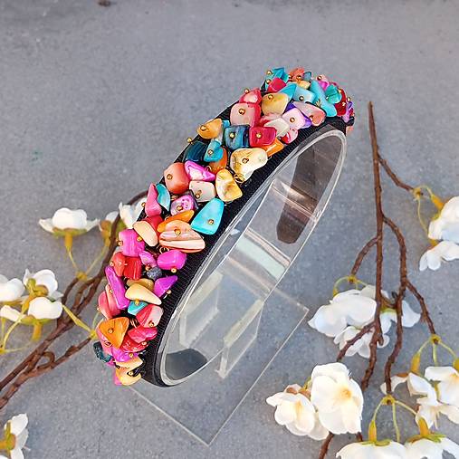 Ozdoby do vlasov - Paradise ... čelenka - 18041947_