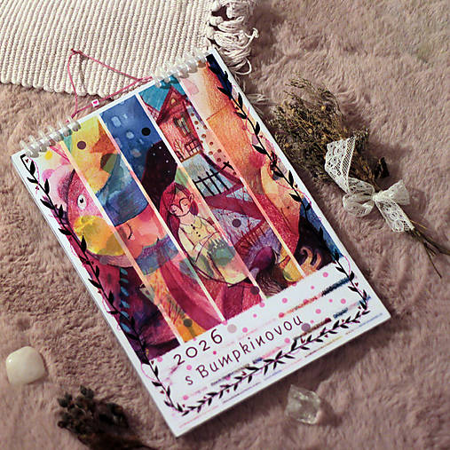 2026 s Bumpkinovou/ Kalendár/ Poznámkovník