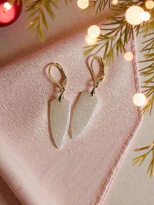 Náušnice - Perlušky - náušnice z modelovacej hmoty (Stiletto) - 18042278_