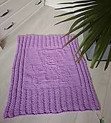 Detský textil - Detská deka ORCHIDEA - 18041960_