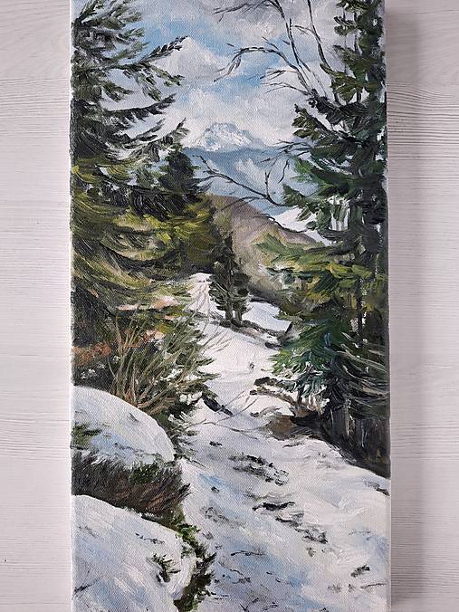 Obrazy - Rozsutce zo Zázrivej - zima - 18042356_