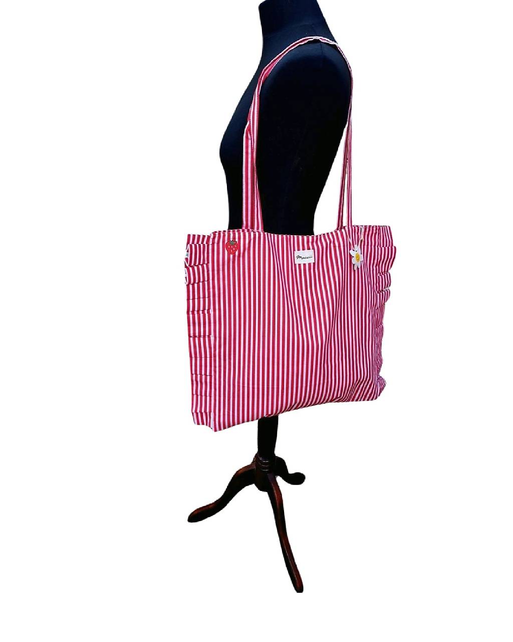 Nákupní taška jahodová 2