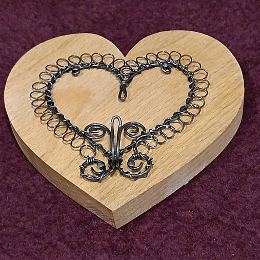 Iné - Drôtovaný vešiak na kľúče - 18041832_