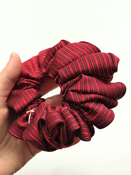 Basic MAXI scrunchie (Červená)