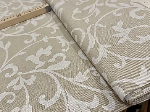 BAVLNA DEKOR / BIELY ORAMENT NA REŽNOM PODKLADE