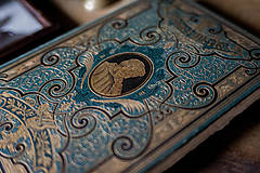 Papiernictvo - Heine zelený - upcyklovaný akvarelový skicár - 18043458_