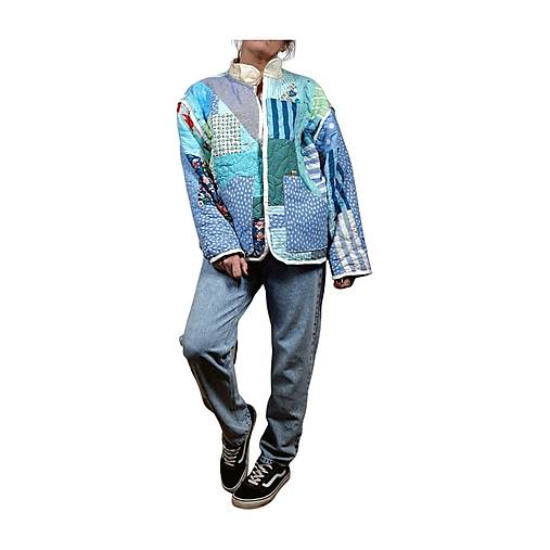 Trendy sešívaná bunda/ casual