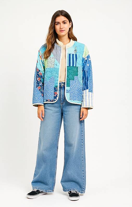 Trendy sešívaná bunda/ casual