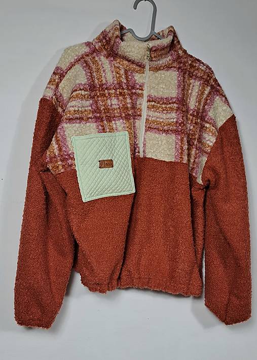 Dámská fleece -teddy mikina