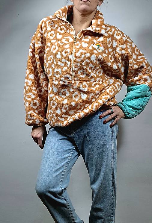 Dámská fleece -teddy mikina