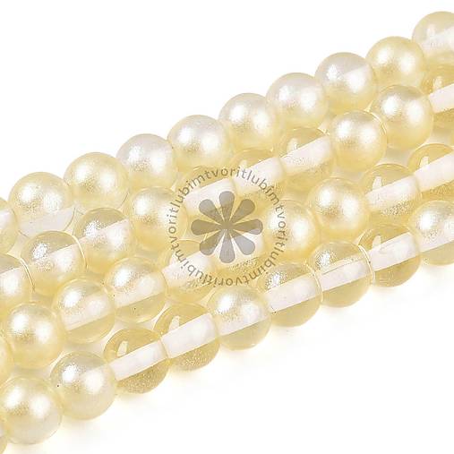 Korálky - (1978) Sklenené korálky, 6 mm - 20 ks - 18044952_