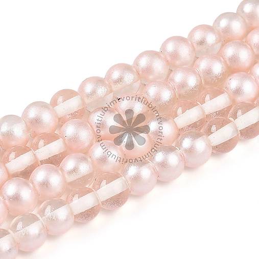 Korálky - (1980) Sklenené korálky, 6 mm - 20 ks - 18044957_