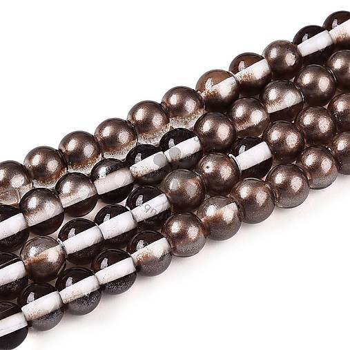 Korálky - (1984) Sklenené korálky, 6 mm - 20 ks - 18044967_