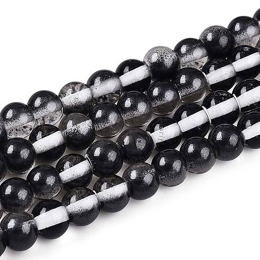 Korálky - (1985) Sklenené korálky, 6 mm - 20 ks - 18044974_