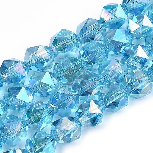 Korálky - (1990) Brúsené korálky, 6 mm - 10 ks - 18044982_