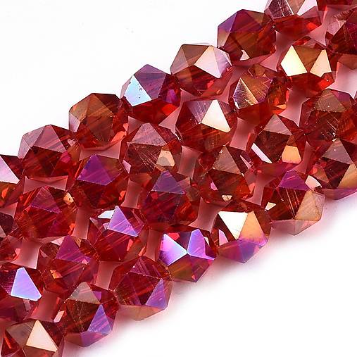 Korálky - (1991) Brúsené korálky, 6 mm - 10 ks - 18044984_