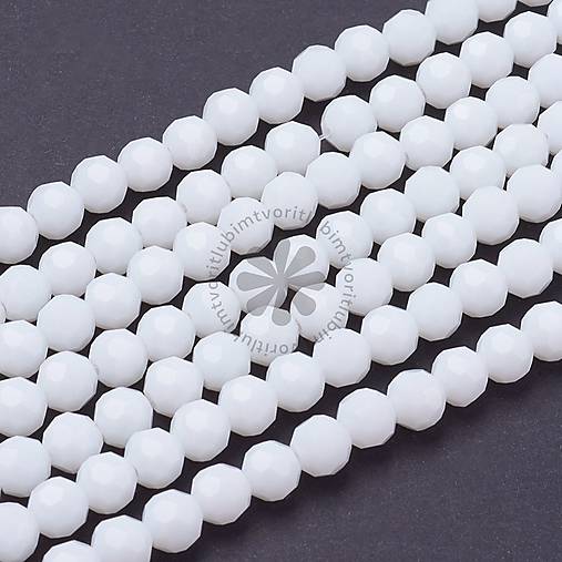 Korálky - (1992) Brúsené korálky, 6 mm - 10 ks - 18044997_