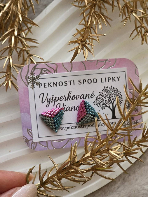 Náušnice Iskrivé línie