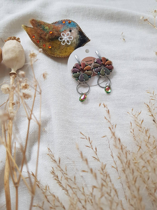 Náušnice 4lístkové šťastie