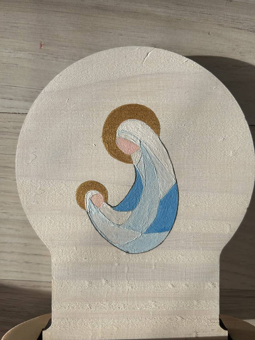 Dekorácie - Mária s Ježiškom - 18045297_