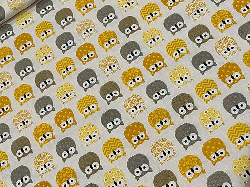 100% BAVLNA STOF FRANCÚZSKO / SOVIČKY