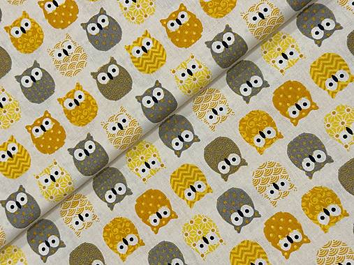 100% BAVLNA STOF FRANCÚZSKO / SOVIČKY