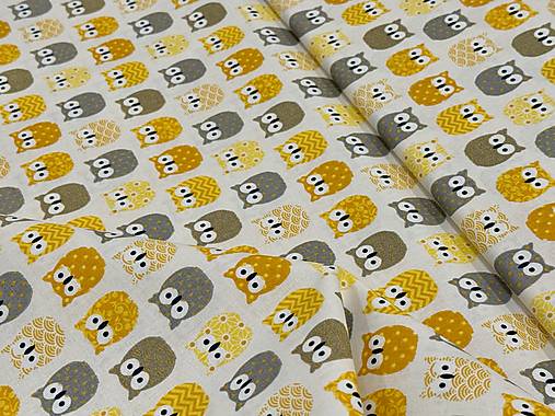 100% BAVLNA STOF FRANCÚZSKO / SOVIČKY